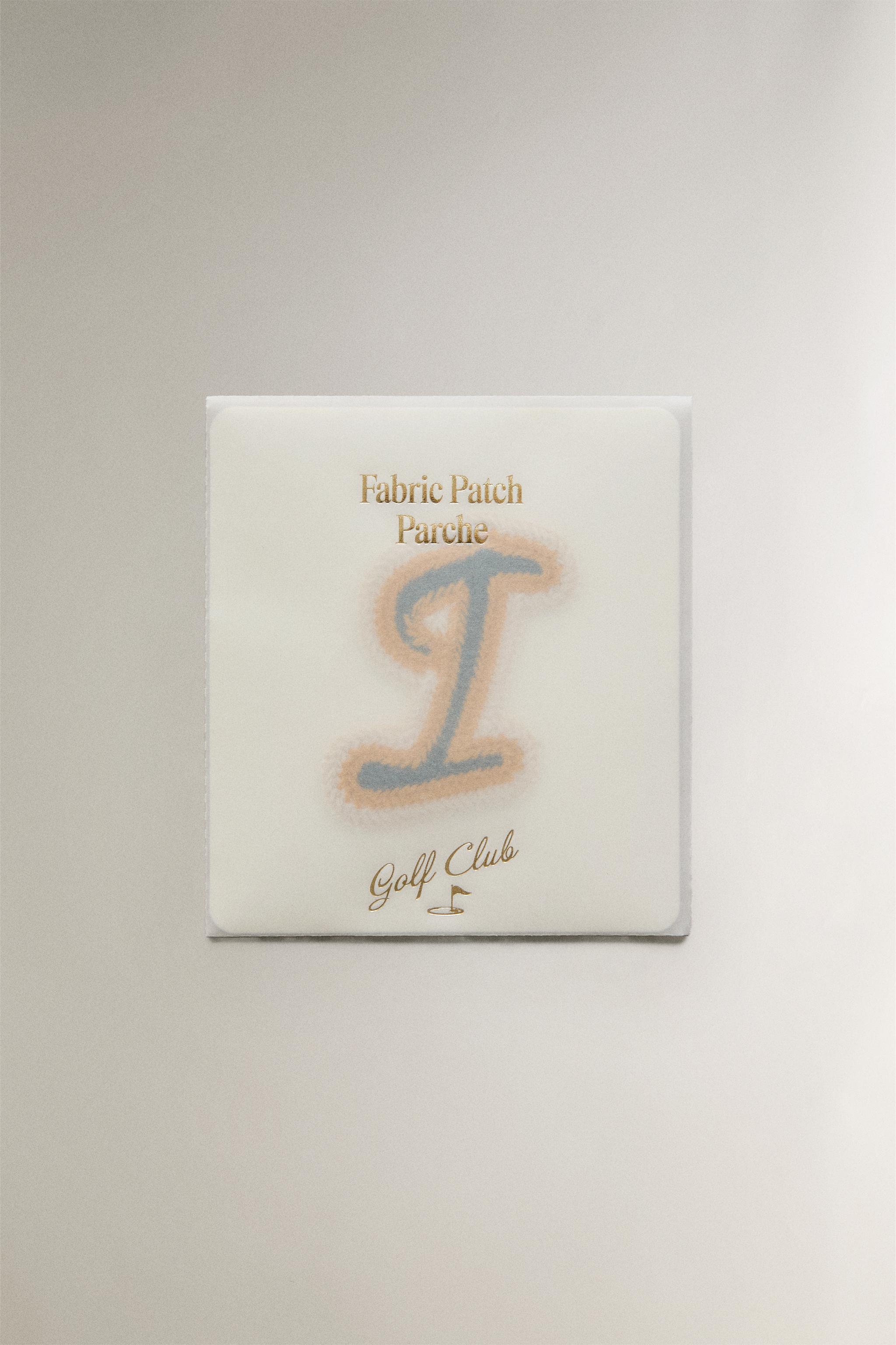 COTTON LETTER I PATCH